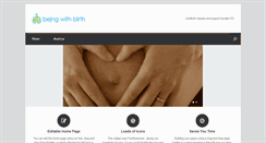 Desktop Screenshot of beingwithbirth.com